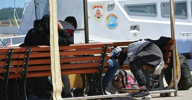 Son dakika: Ayvalık açıklarında Türk kara sularına geri itilen 42 sığınmacı kurtarıldı