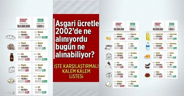 asgari ucretle 2002 de ne alabiliyorduk