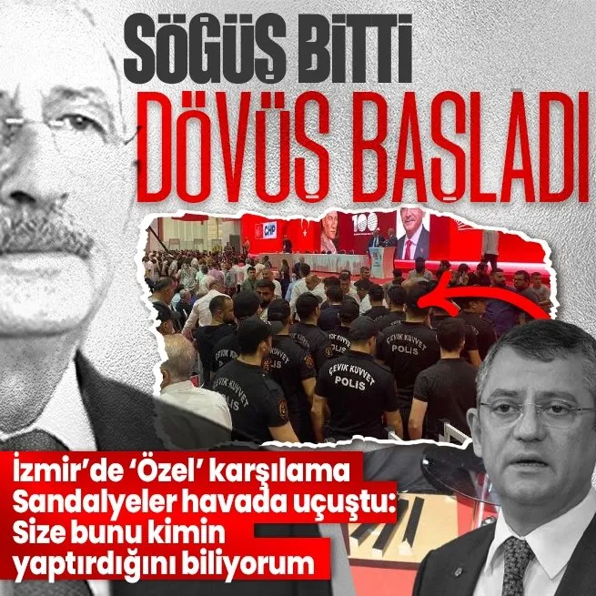 İzmirde ortalık karıştı! CHPnin yeni Genel Başkan adayı Özgür Özele protesto:Gençliğin umudu Kılıçdaroğlu