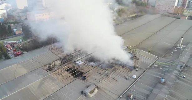 Küçükçekmece'de çıkan yangın söndürüldü!