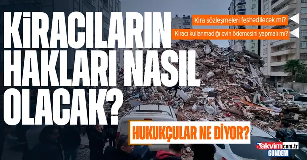Asrın felaketinde yıkılan binalarda kira sözleşmesi sona eriyor! Evlerine giremeyenler sözleşmelerini feshedebilir