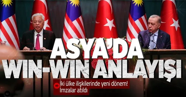 Başkan Erdoğan ve Malezya Başbakanı İsmail Sabri Yakub’tan önemli açıklamalar