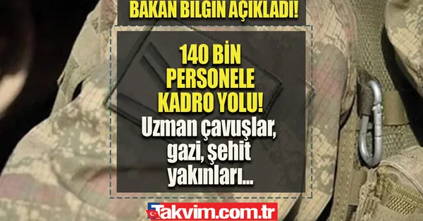Kadro musluğu açıldı! ’’Onları bu endişeden kurtaracağız’’ 140 BİN SÖZLEŞMELİ PERSONELE MÜJDE! Uzman Çavuş, gazi, şehit yakınları...