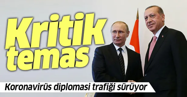 Son dakika: Başkan Erdoğan ile Putin arasında kritik görüşme! Koronavirüs diplomasisi sürüyor