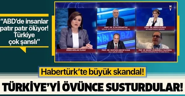 Habertürk’te Türkiye’yi övmek yasak! Prof Dr. Çilingiroğlu sinirden yayını terk etti! Didem Arslan Gitmese ben gönderecektim dedi