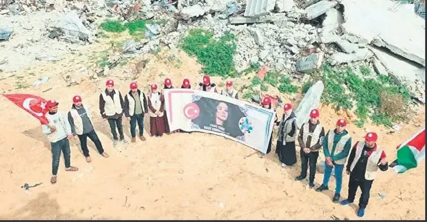 Yıldız Tilbe'nin çadır kenti kuruluyor! Gazze'de inşaat başladı