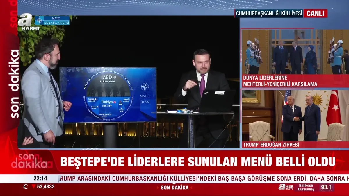 NATO liderlerine sunulan yemek menüsü belli oldu!