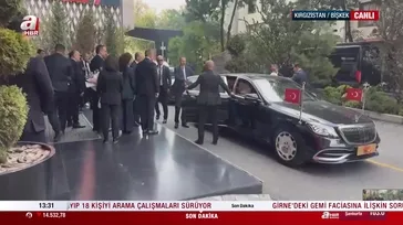 Başkan Erdoğan Kırgızistan'da