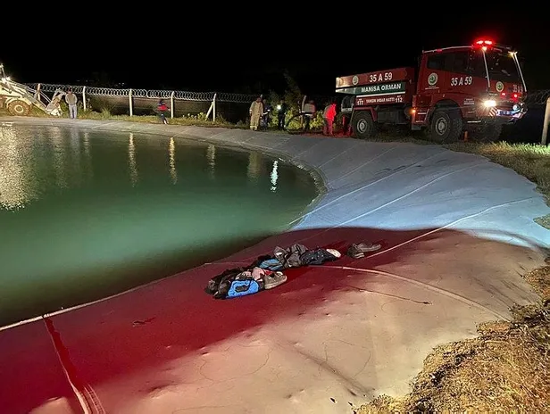 Manisa'da yürek yakan olay! Yangın söndürme göletine giren kardeşler öldü-4