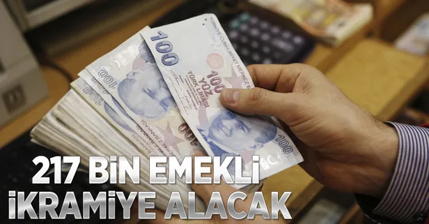 217 bin emekli ikramiye alacak