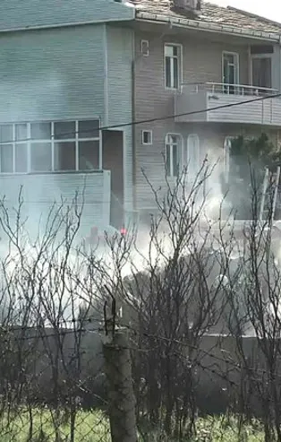 Büyükçekmece'de panik yaratan yangın