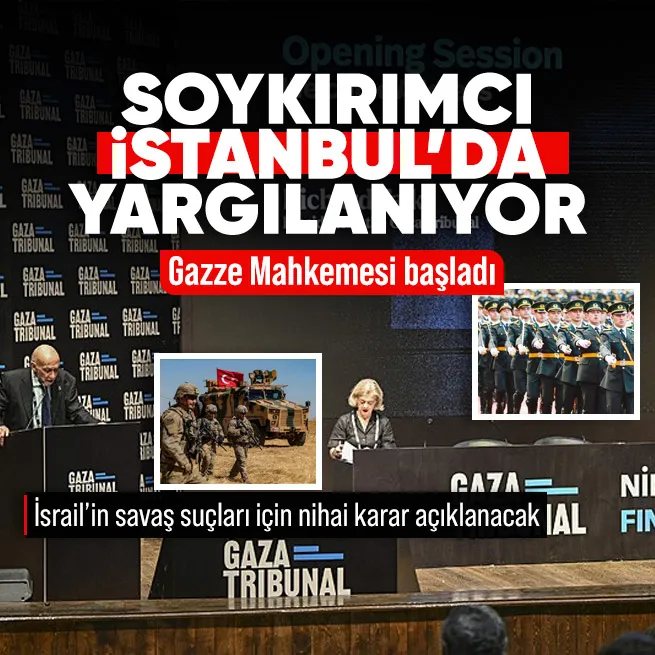 Gazze Mahkemesi İstanbulda! Gündem İsrailin savaş suçları: Nihai karar Türkiyeye alınacak