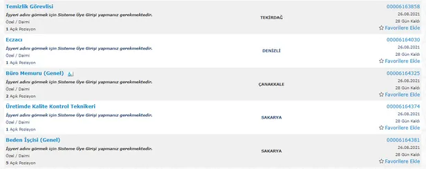 İŞKUR hastane personel alımı 30 Temmuz! Hastanelere temizlik personeli, güvenlik görevlisi, ambulans şoförü, sekreter alımı başvuru şartları!-3