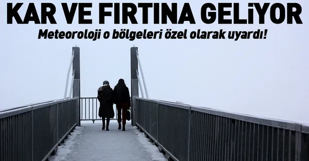 Son dakika: Meteorolojiden sağanak ve kar uyarısı