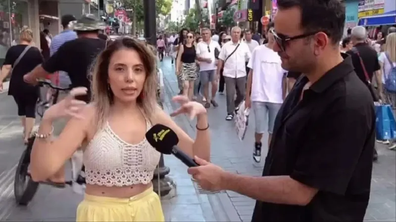 Dilruba Kayserilioğlu sokak röportajında AK Parti seçmenine hakaret etmişti.