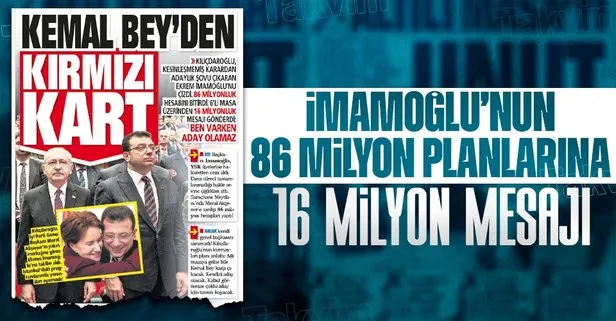Kılıçdaroğlu, mağduriyet tiyatrosu üzerinden adaylık için bastıran İmamoğlu’na mesaj gönderdi: Ben varken aday olamaz