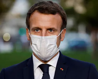 İran medyası Fransa Cumhurbaşkanı Emmanuel Macronu şeytan şeklinde çizdi