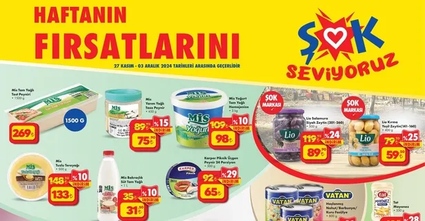 3 Aralık ŞOK aktüel indirimli ürünler listesi: ŞOK aktüel ürünler kataloğu yayımlandı!