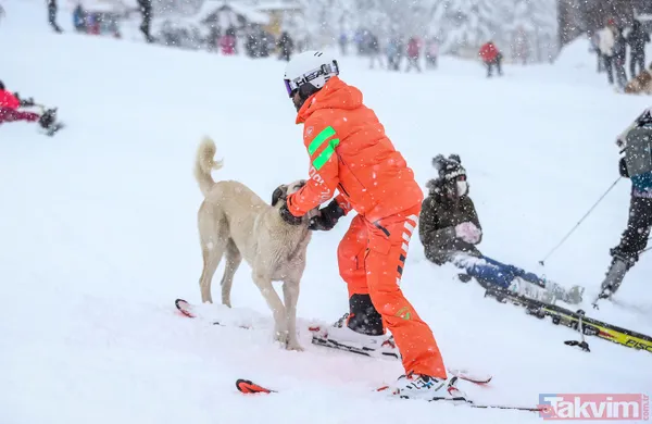 Uludağ'da kayak sezonu açıldı! Yerli ve yabancı turistlerin keyifli anları - 6