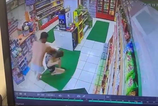 Dehşet anları kamerada