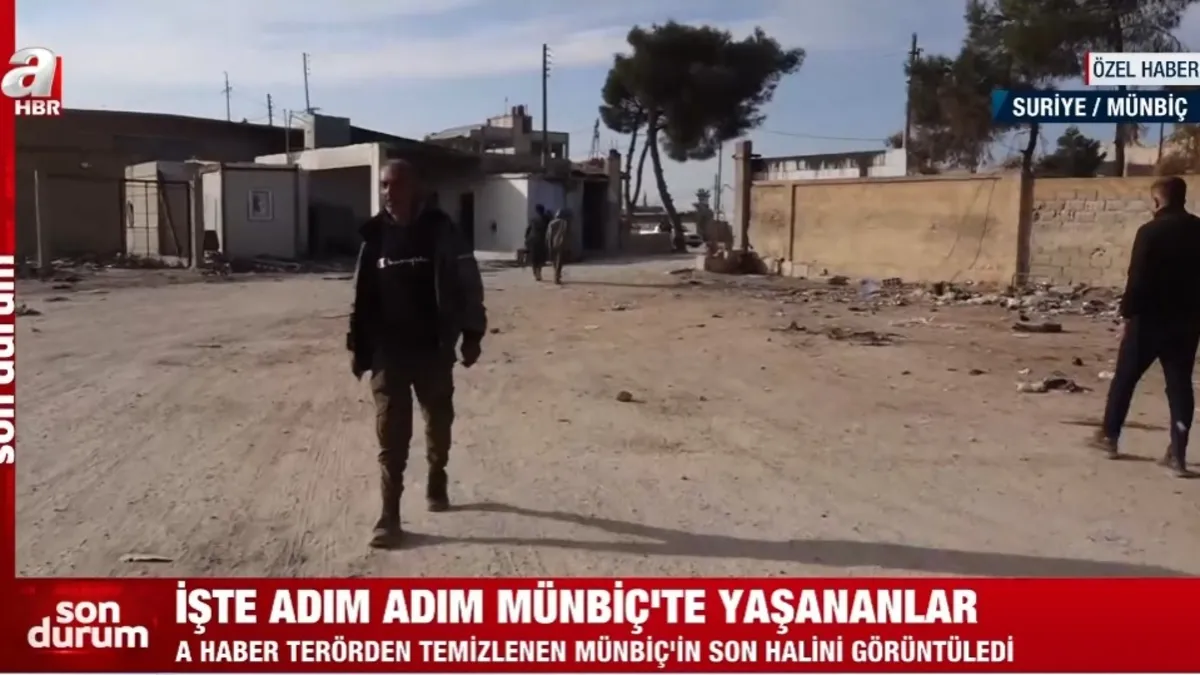 A Haber Münbiç'in son halini görüntüledi!