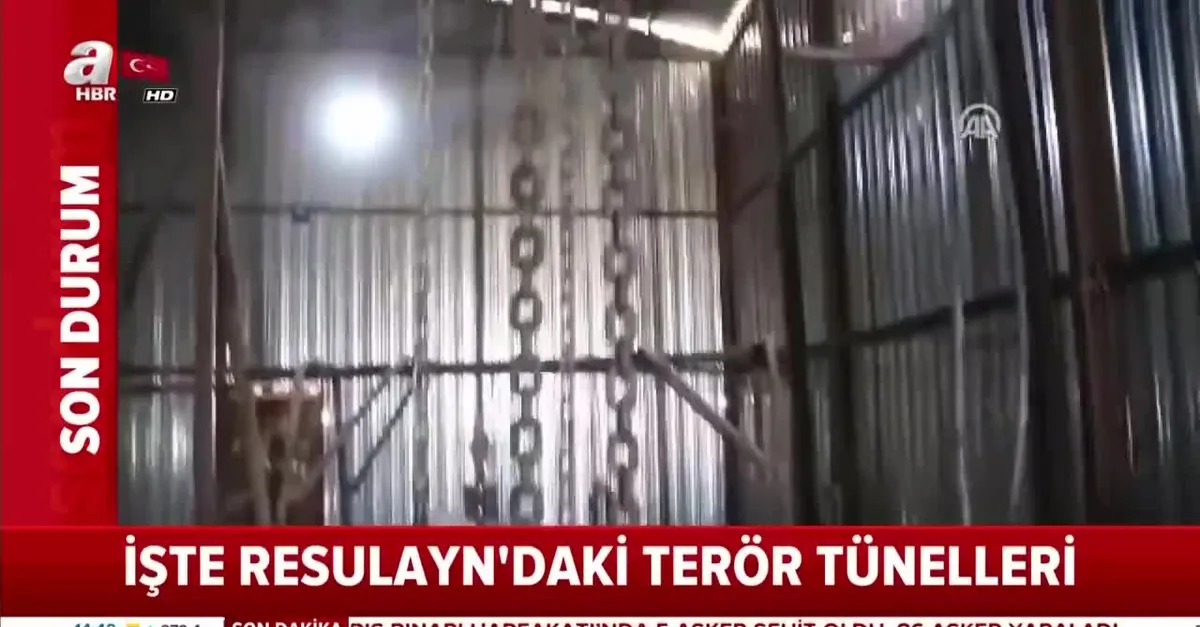 Resulayn'da hainlere ait bir terör tüneli daha bulundu! Şimdiye kadar bulunan en geniş...