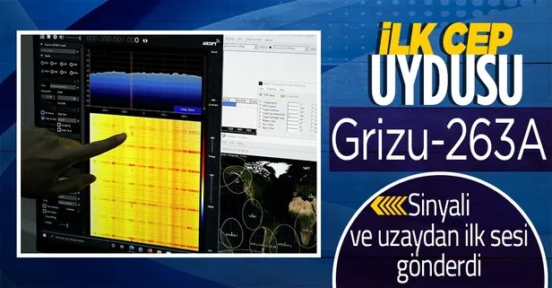 İlk cep uydumuz ilk sinyali ve uzaydan sesi gönderdi