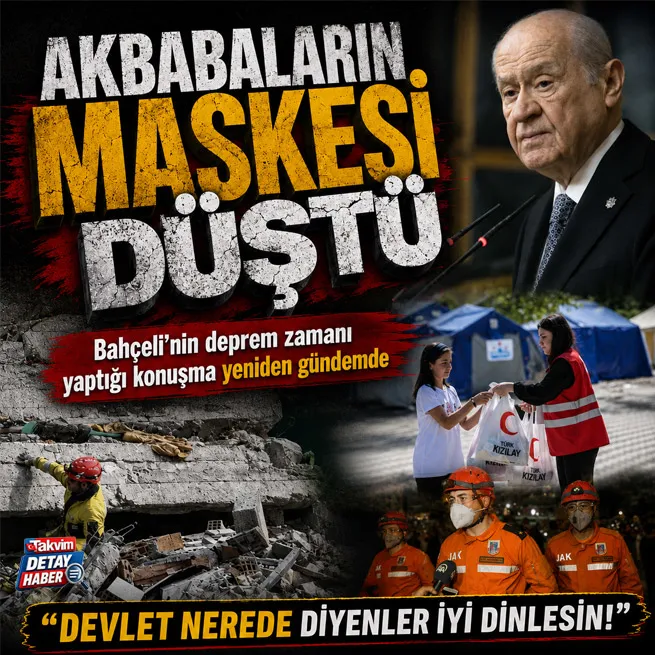 Ahbap operasyonu sonrası Devlet Bahçelinin konuşması yeniden gündemde!