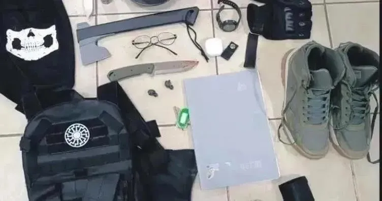 1736422168441.jpeg Arda Küçükyetim'in ekipmanları. (DHA)