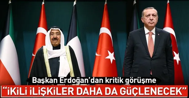 Başkan Erdoğan Kuveyt Emiri ile telefonda görüştü