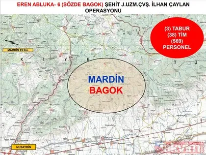 SON DAKİKA: Mardin’de 569 personelin katılımıyla Eren Abluka-6 Şehit Jandarma Uzman Çavuş İlhan Çaylan Operasyonu başladı