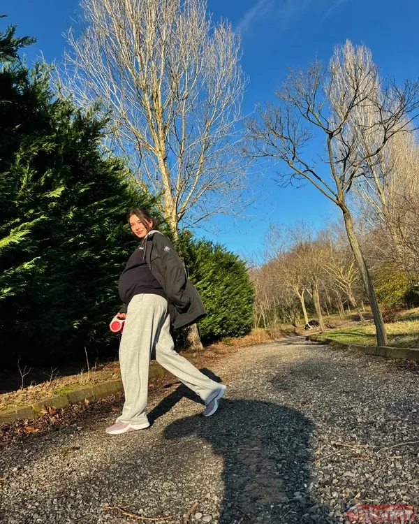 Anne olmak için gün sayan Neslihan Atagül’den ‘rezerve’ paylaşımı! Kadir Doğulu ile aşka geldi - 8