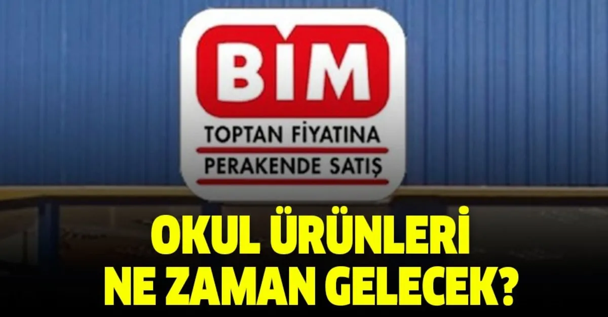 bim e okul ve kirtasiye urunleri geldi