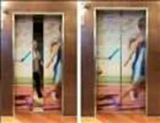 İlginç asansör reklamları