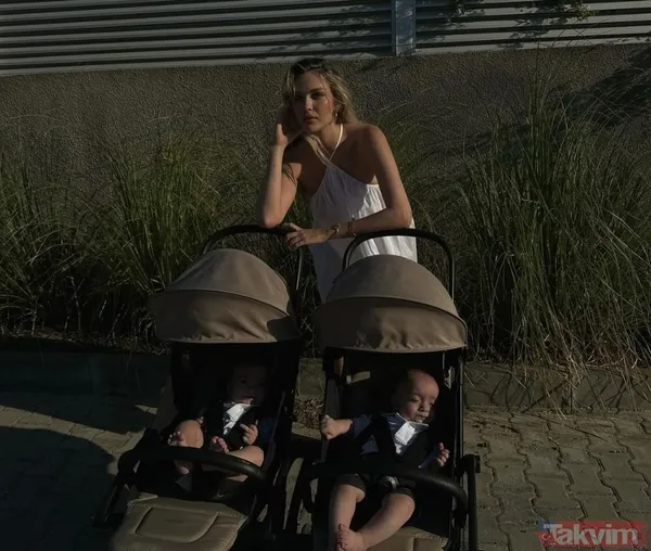 Sosyal Medya Hesabından Sık Sık İkizleriyle Paylaşım Yapan Sarışın Güzel Şefkatli, Kayınvalidesi İle Olan Yakınlığı İle De Dikkat Çekmişti.