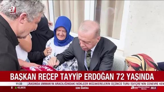 Başkan Recep Tayyip Erdoğan 72 yaşında!