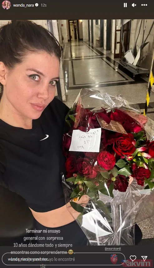 Birlikte koskoca 10 yıl "Prensler vardır ve ben onu buldum" Mauro Icardi ve eşi Wanda Nara'nın aşk dolu yıl dönümü paylaşımları - 16