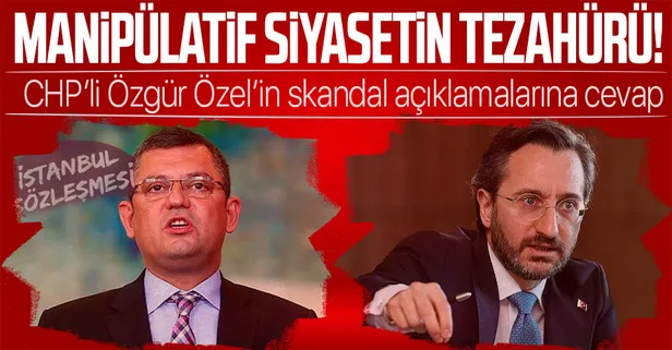 İletişim Başkanı Fahrettin Altun'dan CHP'li Özgür Özel'e cevap: Manipülatif siyasetin tezahürü