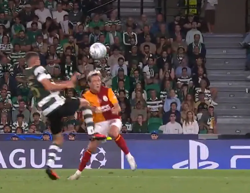 Galatasaray’ın Aleksey Batrakov’a Sporting Lizbon maçında yapılan faulde VAR’dan kritik karar!