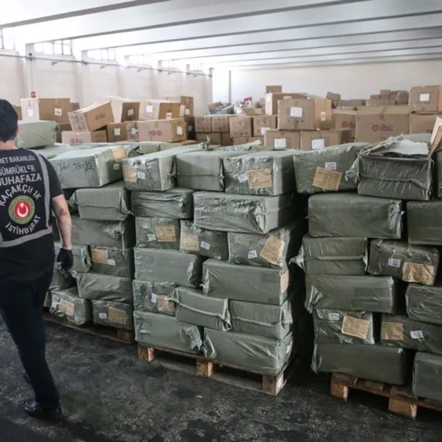 730 bin parça kaçak eşya ele geçirildi