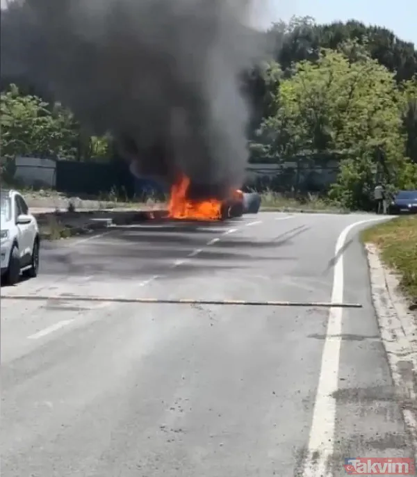 20 milyon liralık lüks araç böyle yandı! Sahibi Beşiktaş Başkanı'nın oğlu Celal Alaz Adalı çıktı - 8