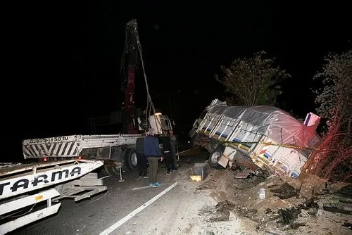 Nevşehir'de katliam gibi kaza-1