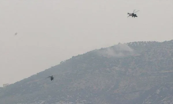 Afrin'deki terör hedefleri vuruluyor-2