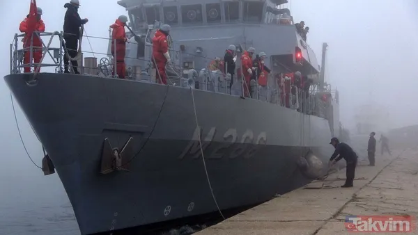 Mayın tarama gemisi TCG Amasra Kırklareli İğneada açıklarında mayın arayacak - 14