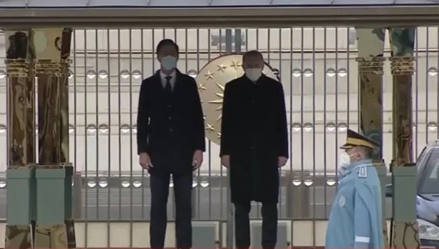 Hollanda Başbakanı Rutte Başkan Erdoğan'ın davetiyle Türkiye'ye geldi! Başkan Erdoğan törenle karşıladı