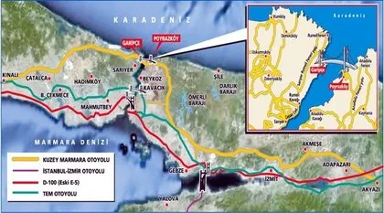 Kuzey Marmara Otoyolunun geçeceği yerlere kamulaştırma