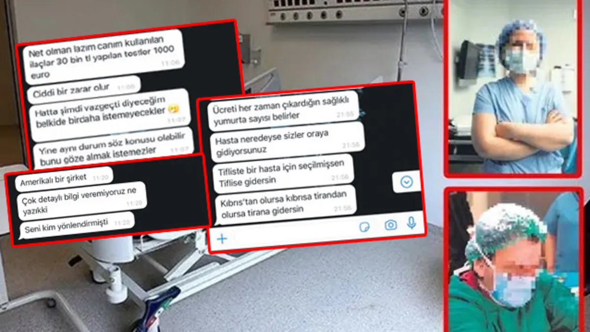 Yumurtalık ticaretine dair mesajlar ortaya çıktı