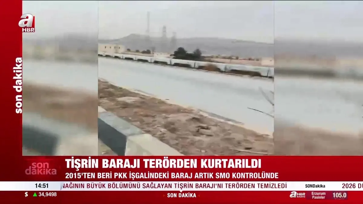 Tişrin Barajı terörden kurtarıldı | VİDEO İZLE