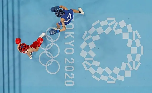 2020 Tokyo Olimpiyat Oyunları | Boksta Buse Naz Çakıroğlu ve Busenaz Sürmeneli finale yükseldi-6