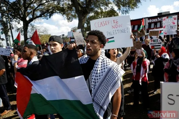 Dünya 'Katil İsrail' diyor! Orta Doğu'dan Asya'ya Avrupa'dan ABD'ye milyonlarca kişiden Filistin'e destek - 37